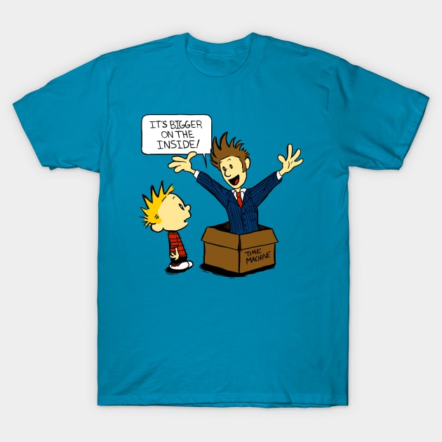 Calvin and the Doctor T-Shirt by sugarpoultry